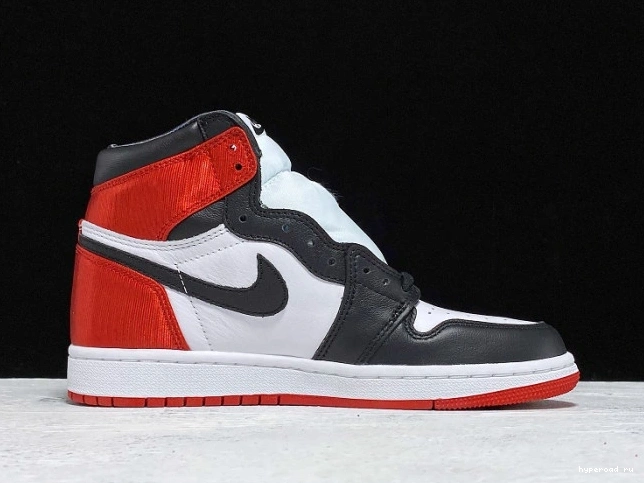 CD0461-016 High Black Jordan Satin 1 Retro Air Toe 1015